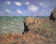 Claude Monet The Cliff Walk,Pourville